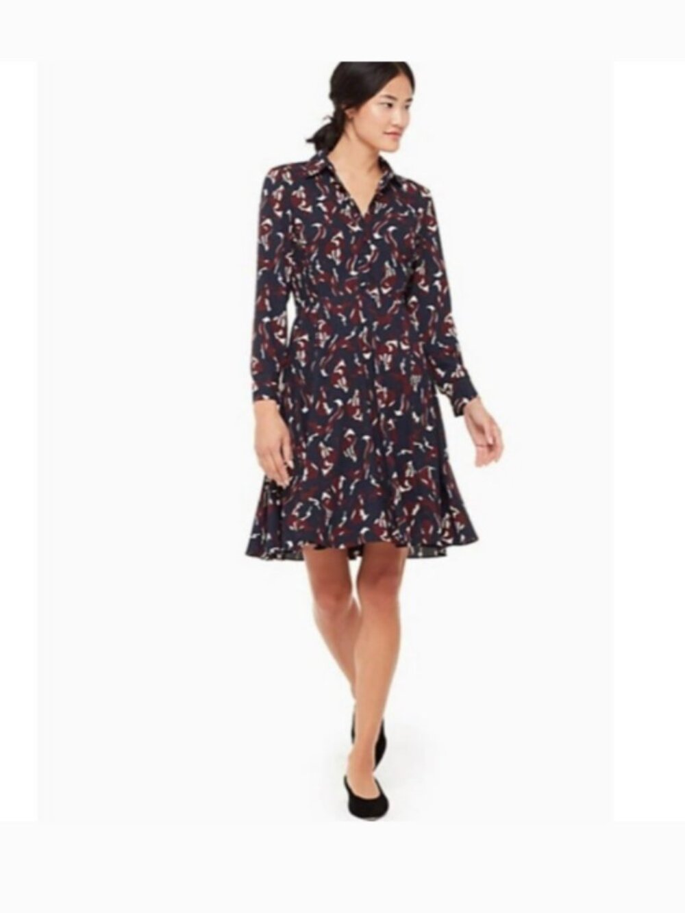 Kate Spade Foxes Shirt Dress